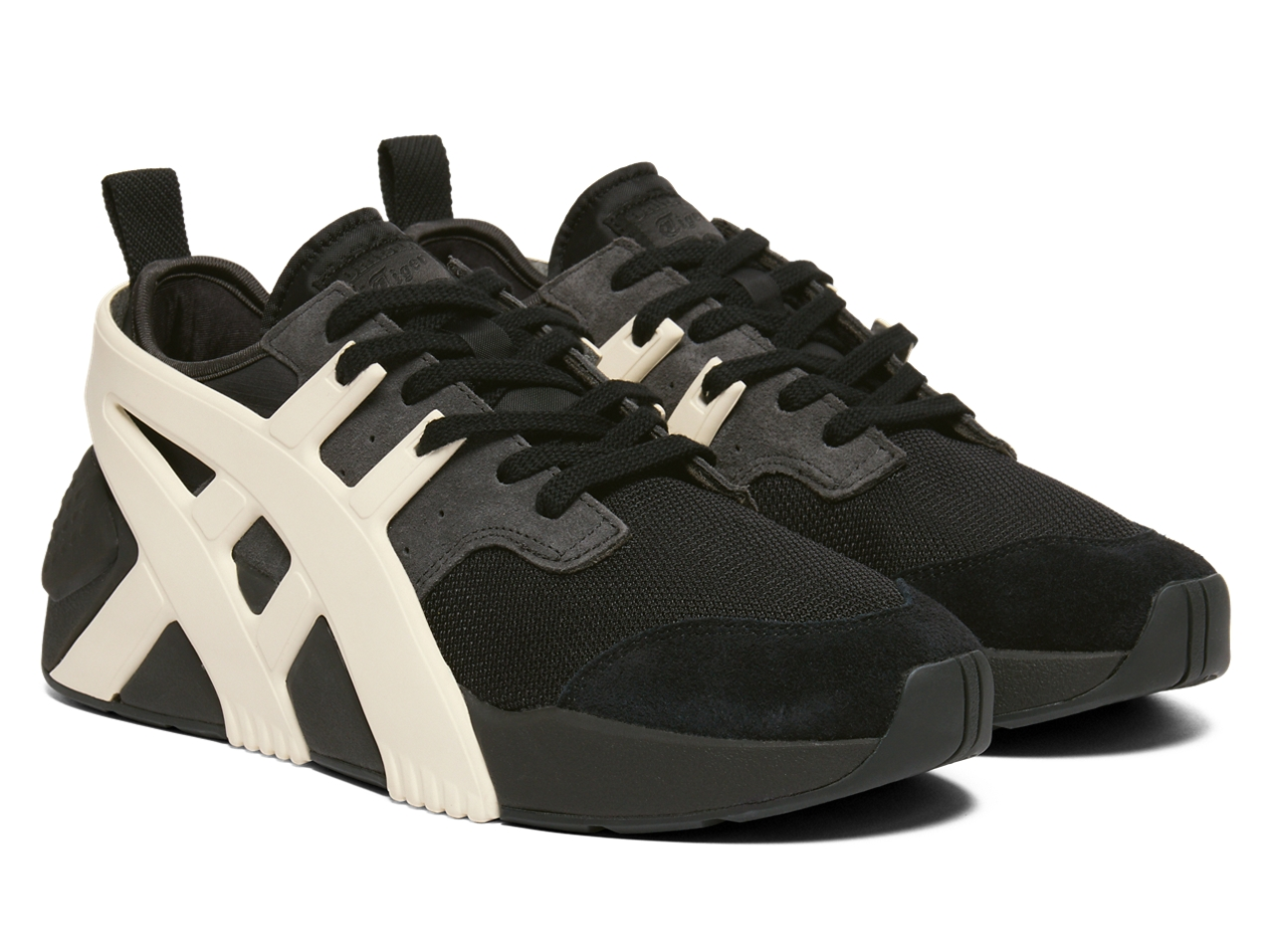 Alternative view of Giày Onitsuka Tiger Big Logo Trainer 'Black' 1183C638-002