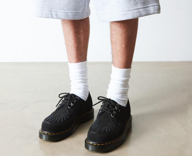 Alternative view of Giày Dr. Martens Ramsey Woven Suede 'Black' 40572001
