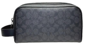 Túi Coach Travel Kit Small Signature 'Black' CAR15-QBMI5