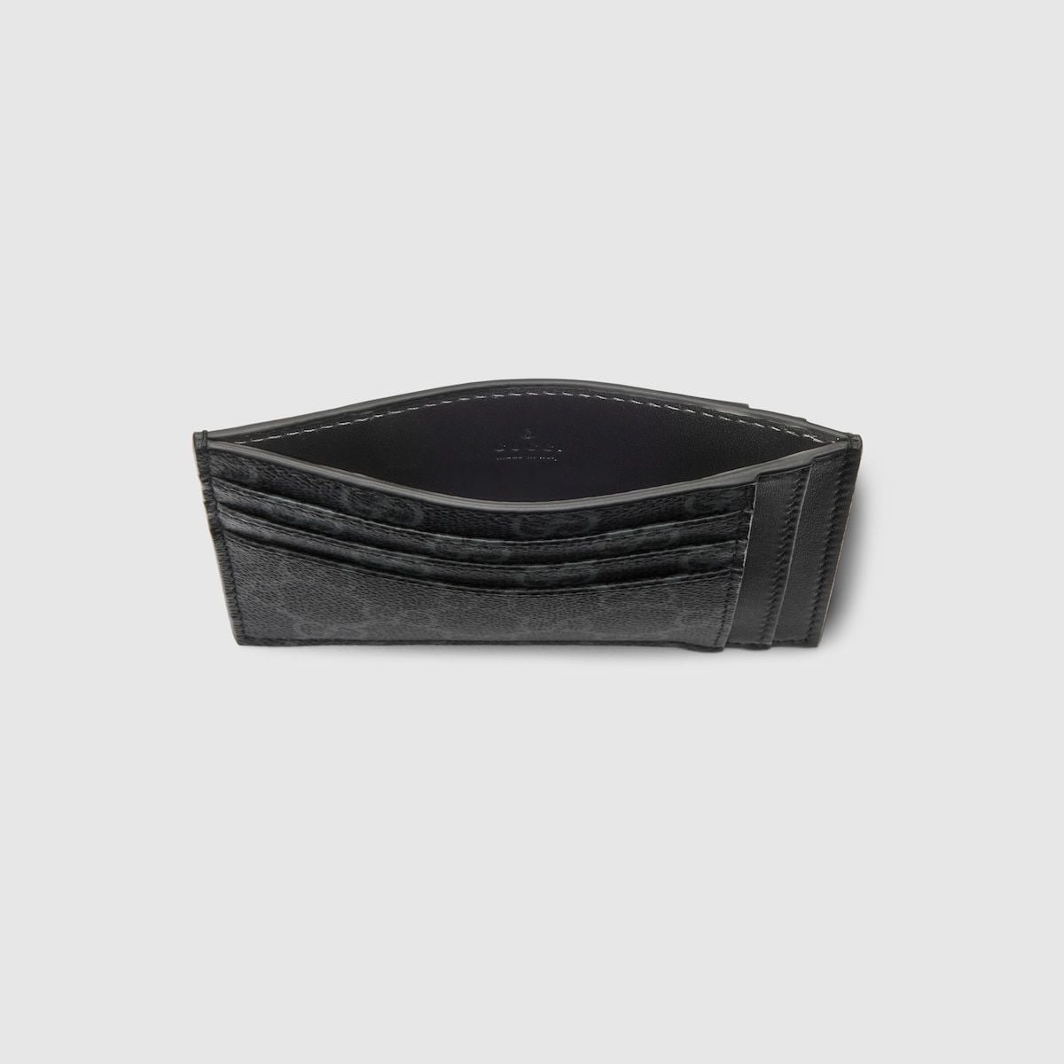 Alternative view of Ví Gucci GG Emblem Card Case 'Black' 821208-FAD6M-1000
