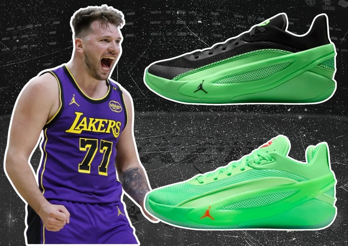 Hinh anh giay bong ro Jordan Luka 5 voi thiet ke va cong nghe tien tien