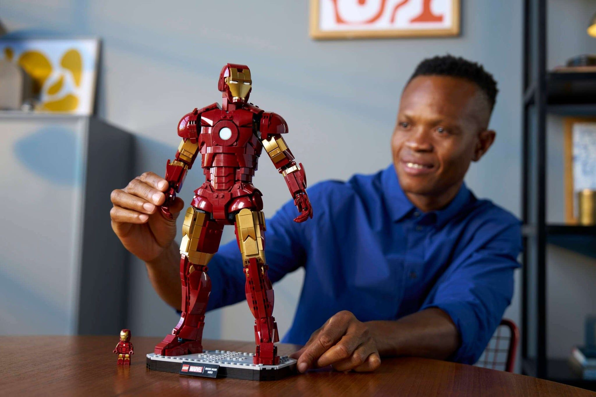 Alternative view of Mô Hình Lego Iron Man Mark 3 Collectors' Edition 76344