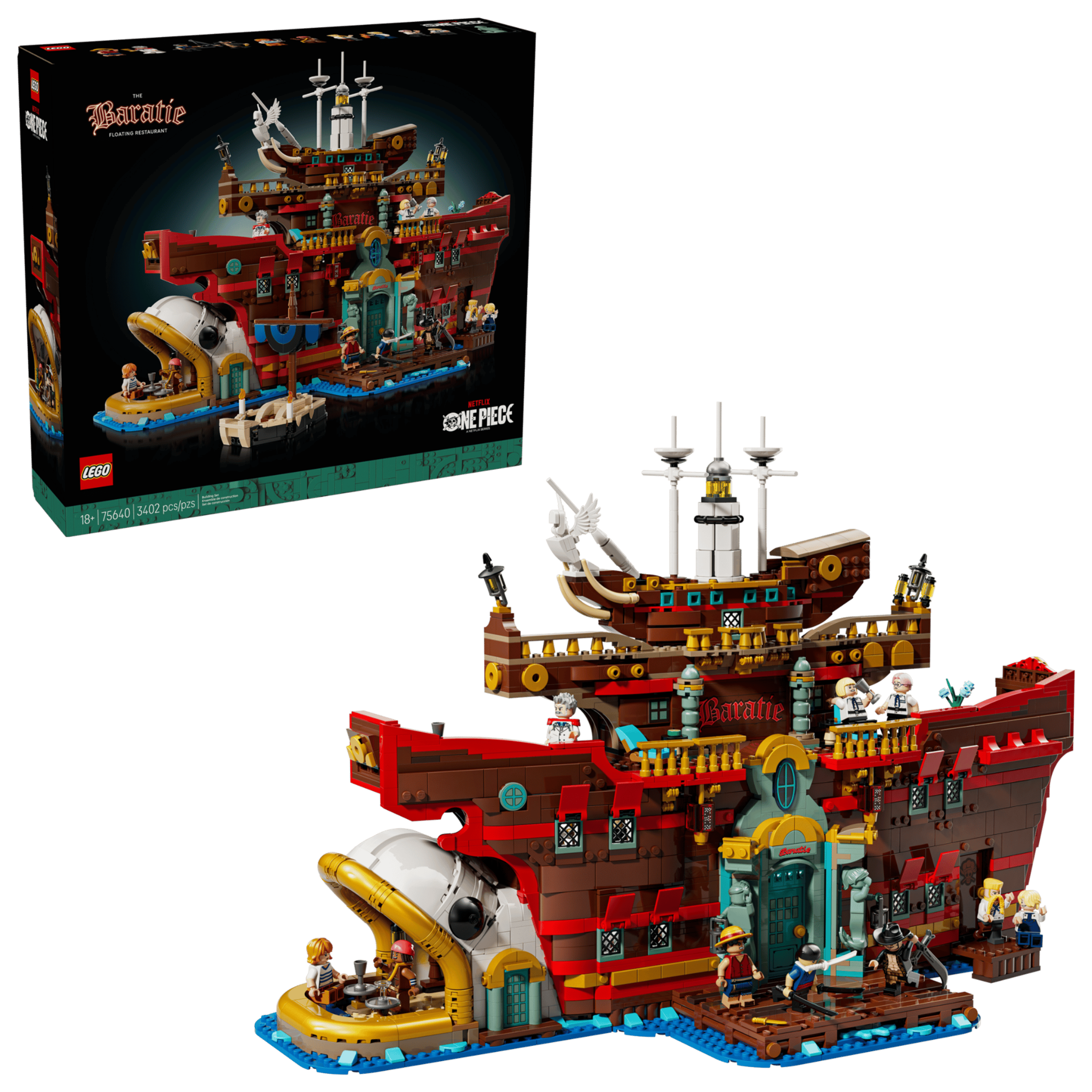 Alternative view of Mô Hình Lego The Baratie Floating Restaurant 'Multicolor' 75640