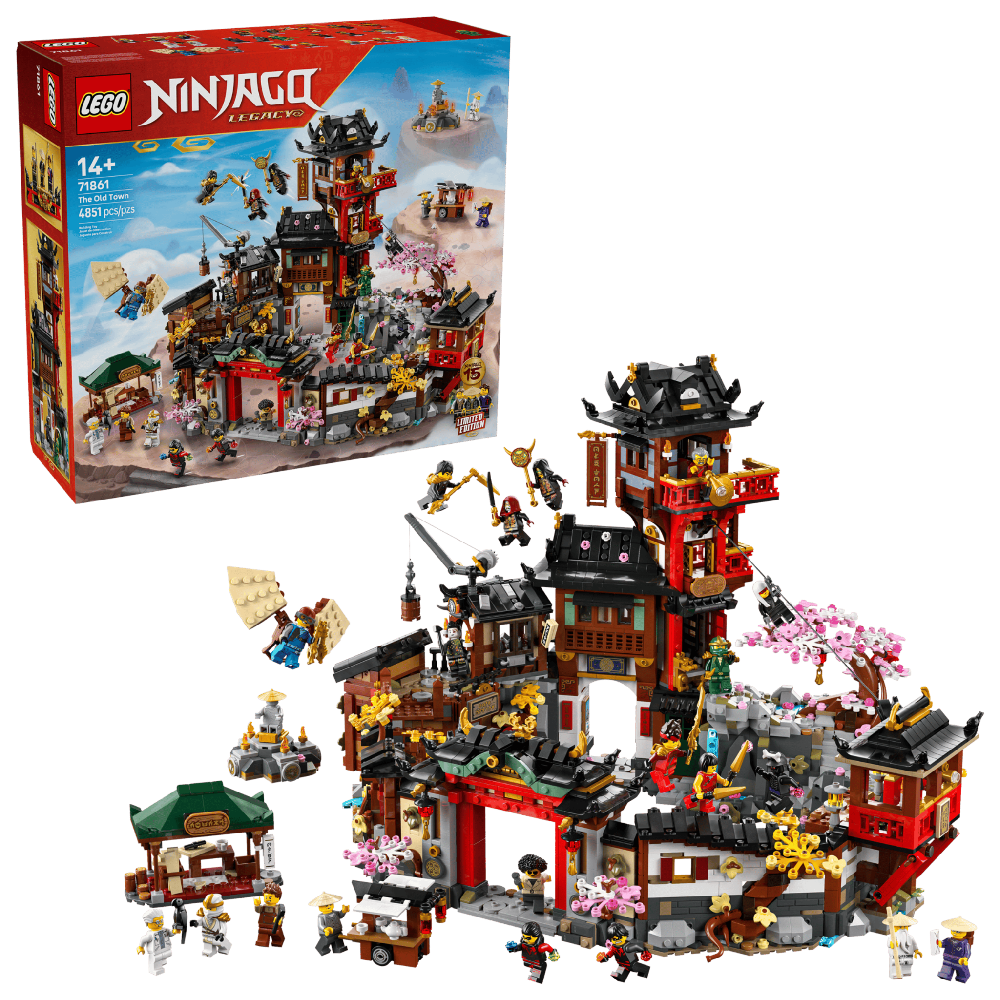 Alternative view of Mô Hình Lego The Old Town 15th Anniversary 'Multicolor' 71861