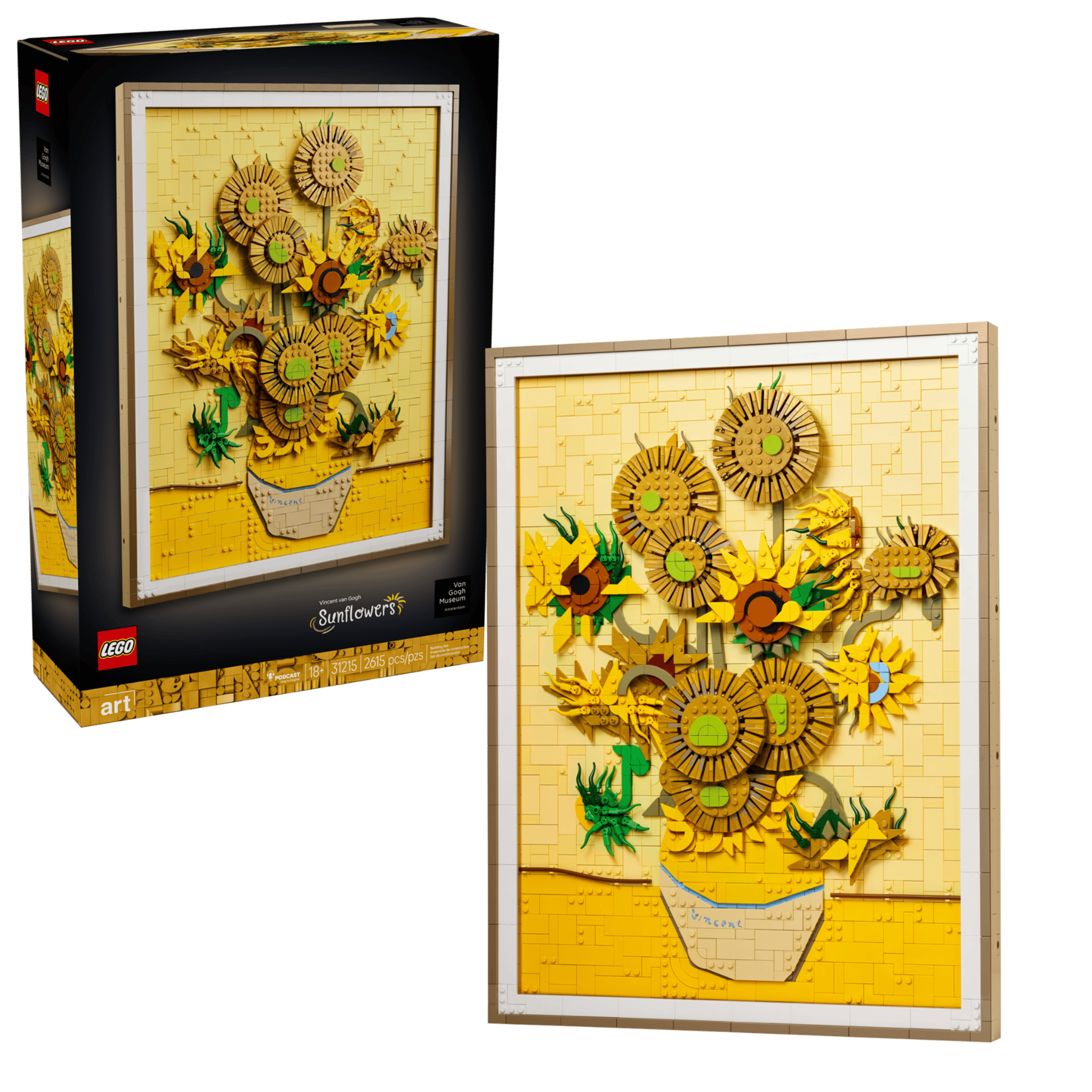 Alternative view of Mô Hình Lego Vincent Van Gogh 'Sunflowers' 31215