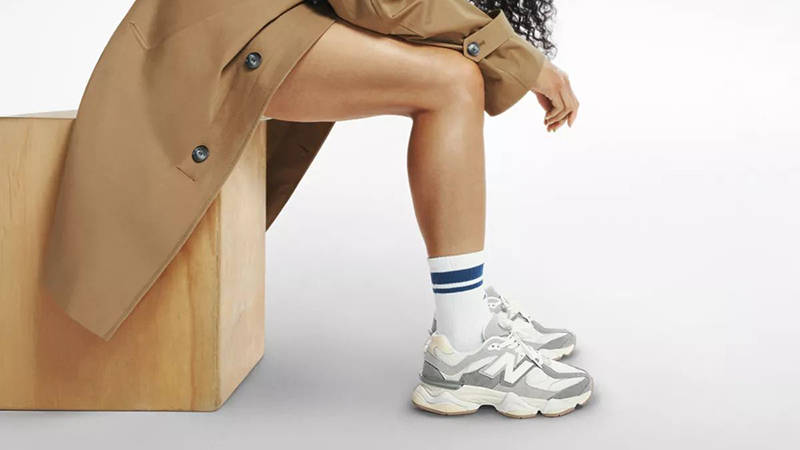 Alternative view of Giày New Balance 9060 'Slate Grey Calcium' U9060AUB