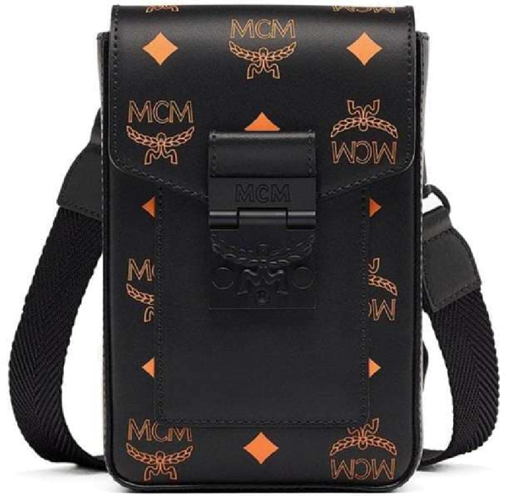Túi MCM Color Splash Logo Crossbody Mini 'Black' MMRBASX04O9001