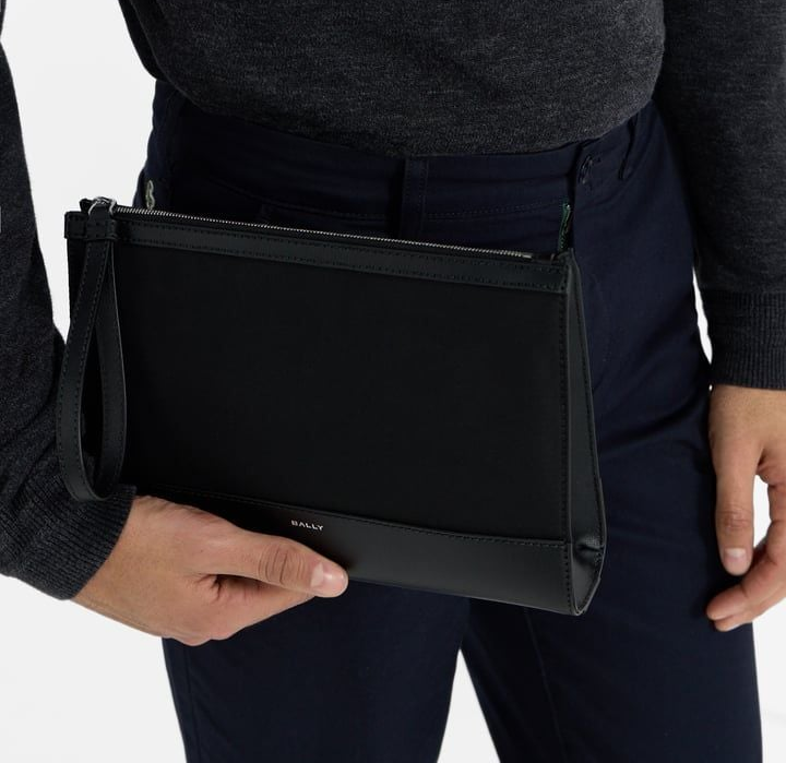 Alternative view of Ví Bally Clutch Leather 'Black' 6313668