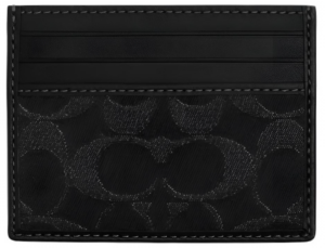Ví Coach Slim Id Card Case 'Black' CAJ47-BLK