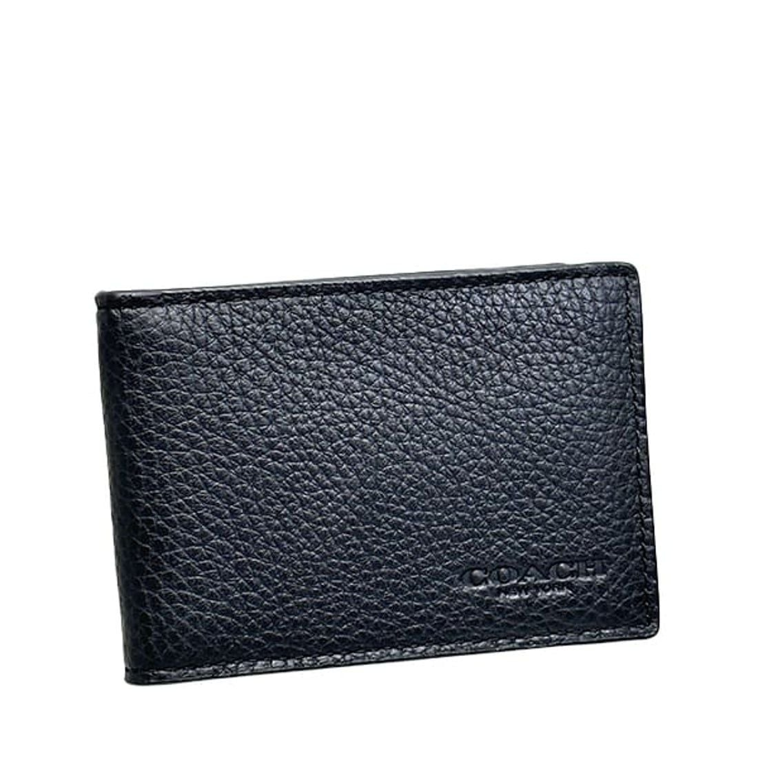 Alternative view of Ví Coach Compact Billfold Wallet 'Black' CM167-QBBK