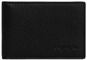 Ví Coach Compact Billfold Wallet 'Black' CM167-QBBK