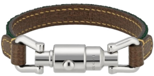 Vòng Gucci Leather Bracelet 'Green Red' 759954-IAADS-8521