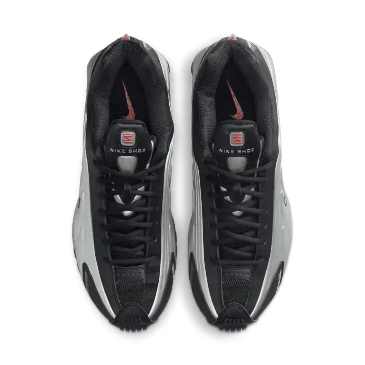 Alternative view of Giày Nike Shox R4 'Black Metallic Silver' HQ1988-002