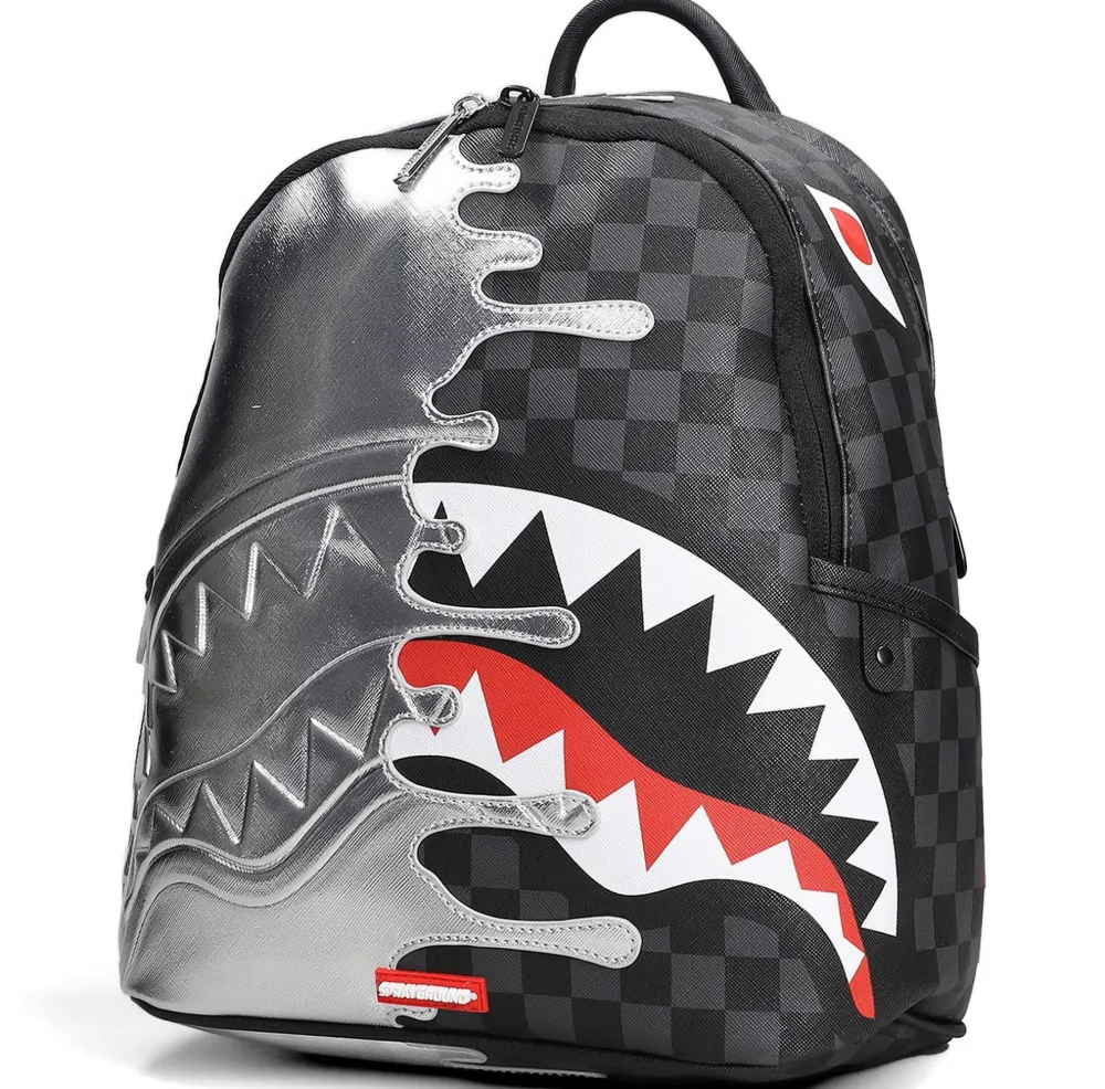 Alternative view of Balo Sprayground Backpack 'Grey Black' 910B8922NSZ