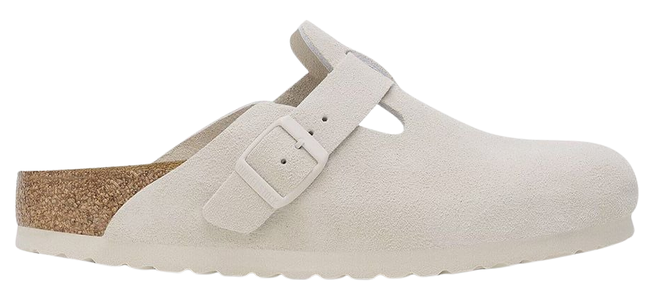 Dép Birkenstock Boston Soft Footbed 'White' 1027693
