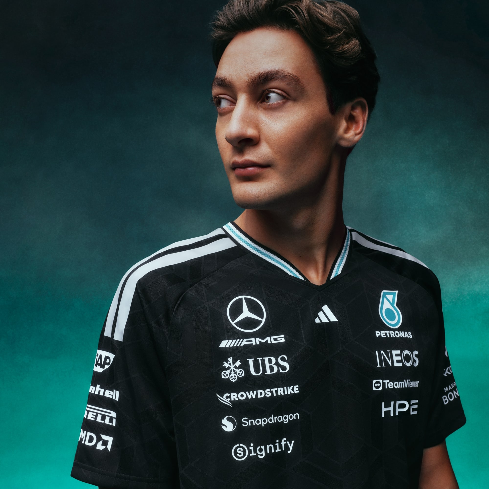 Áo Adidas Mercedes AMG Petronas Formula 1 'Black' KE5325 - Ảnh 6