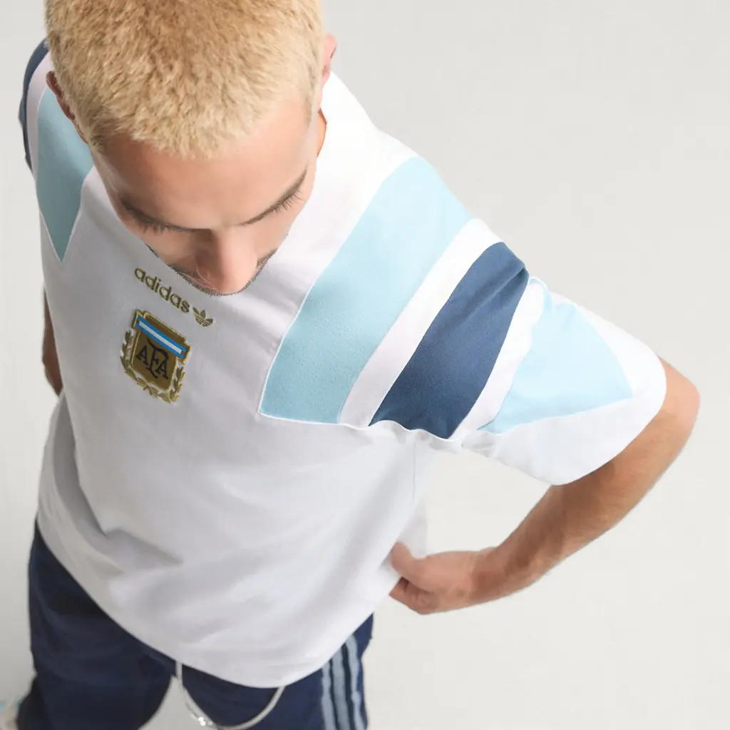 Alternative view of Áo Adidas Argentina EQT Tee 'White' KG2288