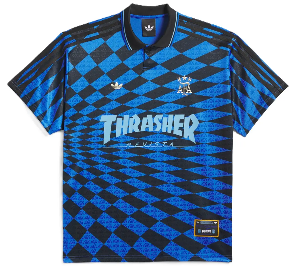 Áo Adidas Argentina x Thrasher 'Blue' KX4551