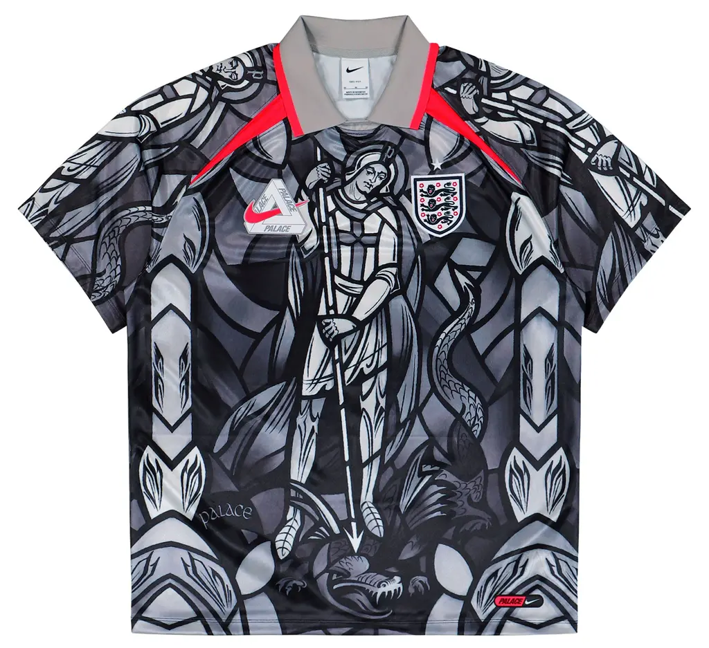 Áo Nike England x Palace Dri-Fit Jersey 'Pewter Grey' IM3198-052
