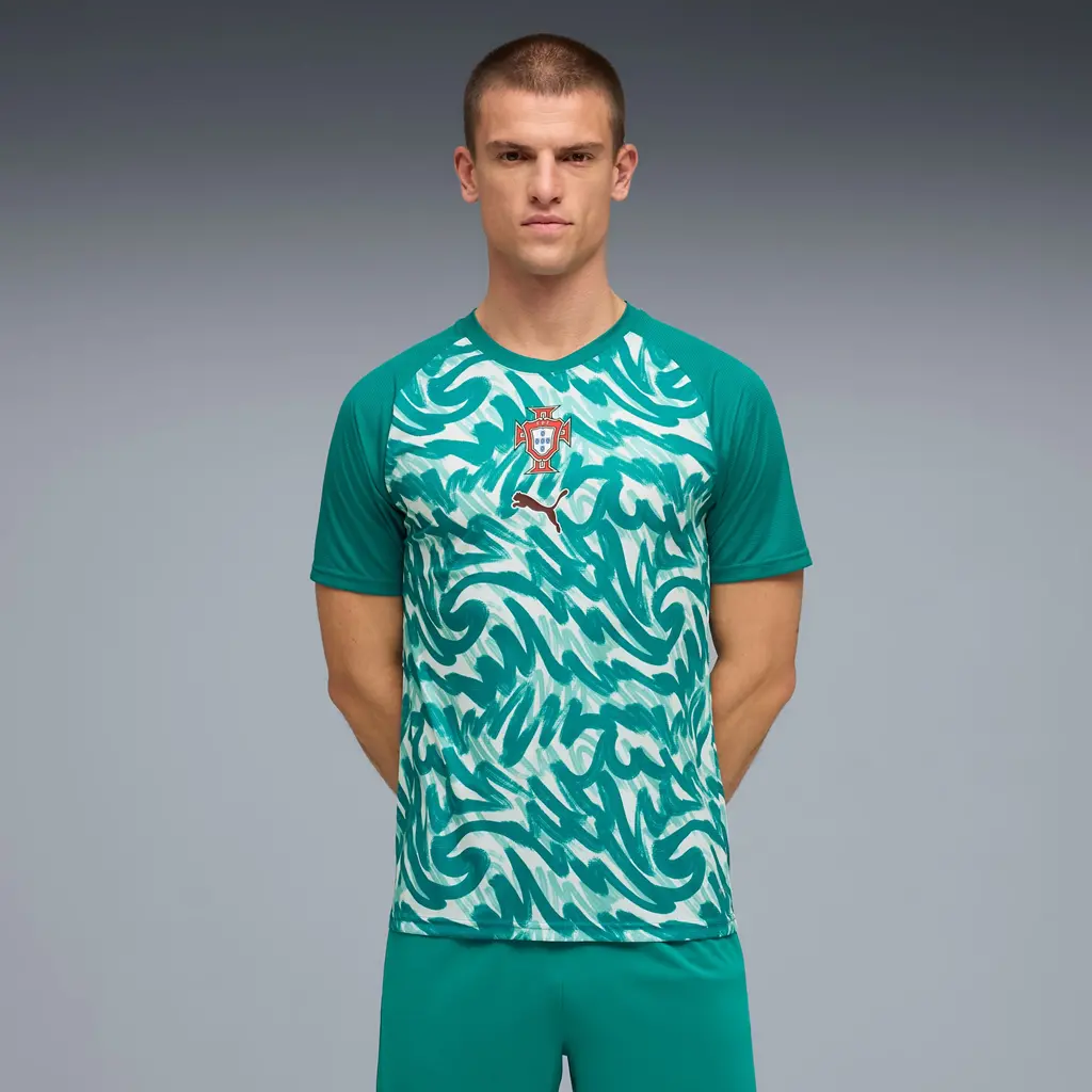 Alternative view of Áo Puma Portugal 2026 Warmup 'Green Lagoon’ 784788-38
