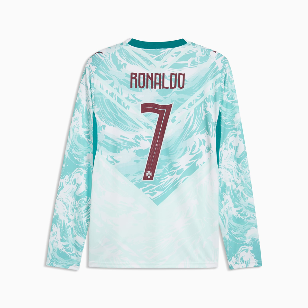 Alternative view of Áo Puma Portugal Away Cr7 Long Sleeve ‘Blue’ 788147-77