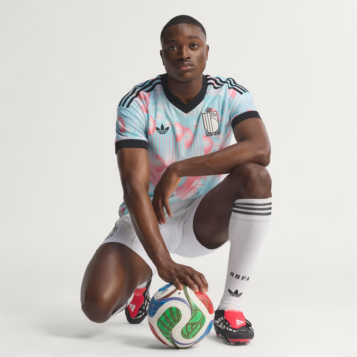 Alternative view of Áo Adidas Belgium 26 Away Authentic Jersey 'Froblu' JM8382