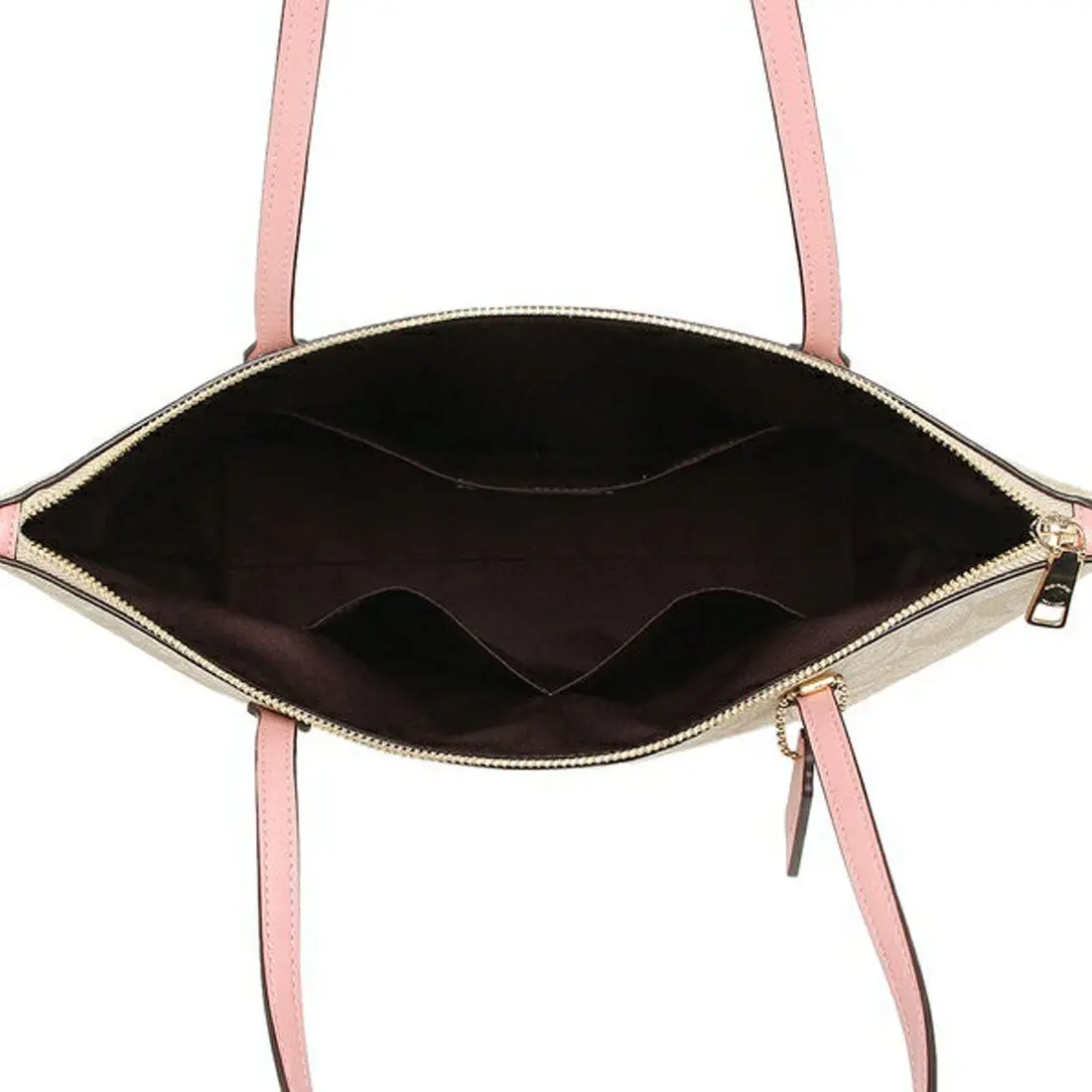 Alternative view of Túi Coach Zip Top Tote Shoulder Bags 'Light Khaki' 4455-IMSDJ