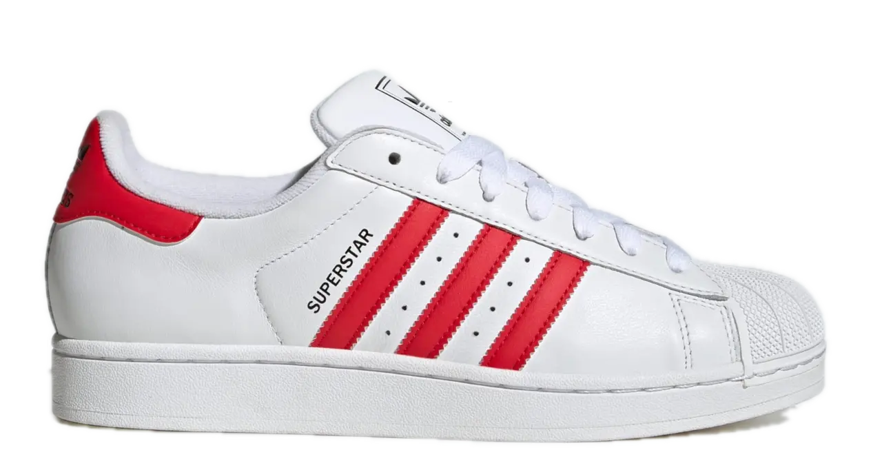 Giày Adidas Superstar II 'Cloud White Better Scarlet' JQ4728