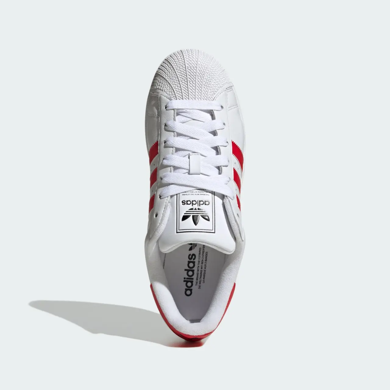 Alternative view of Giày Adidas Superstar II 'Cloud White Better Scarlet' JQ4728