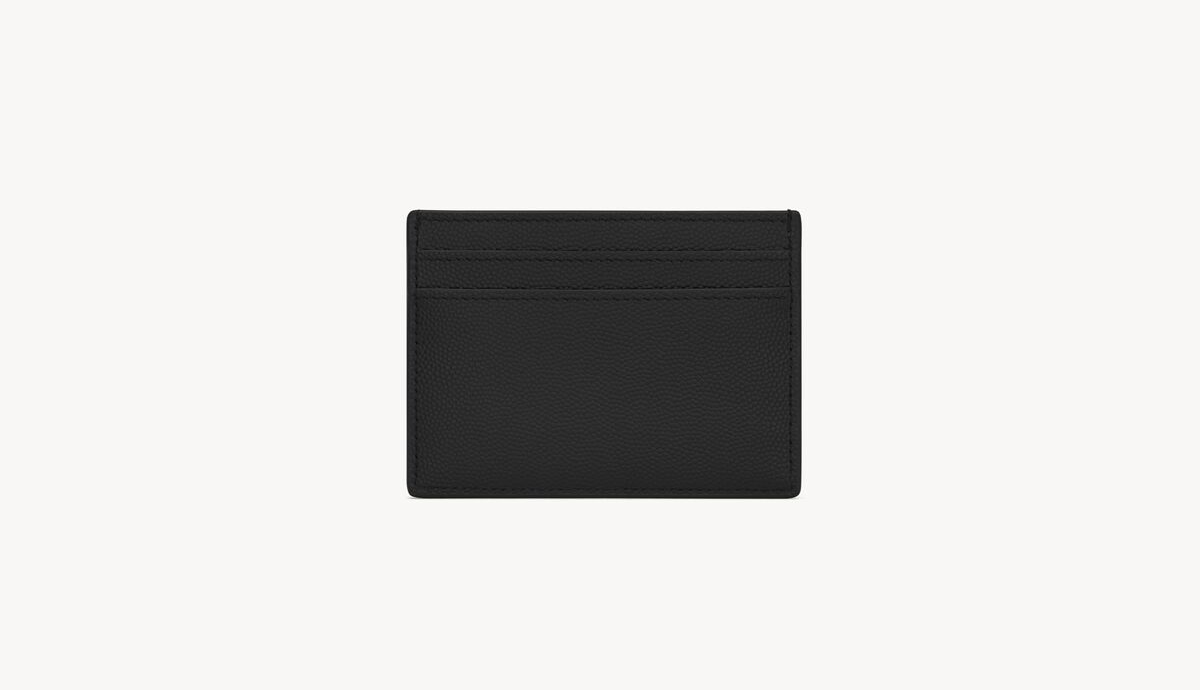 Alternative view of Ví Saint Laurent Card Holder 'Black' 485631-BTY0U-1000