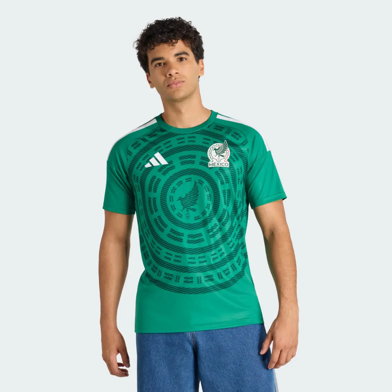 Alternative view of Áo Adidas Mexico 26 Home Fan Jersey KA4005