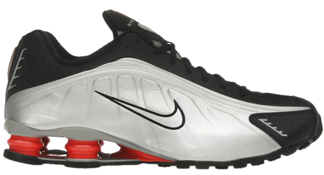Giày Nike Shox R4 'Black Metallic Silver' HQ1988-002