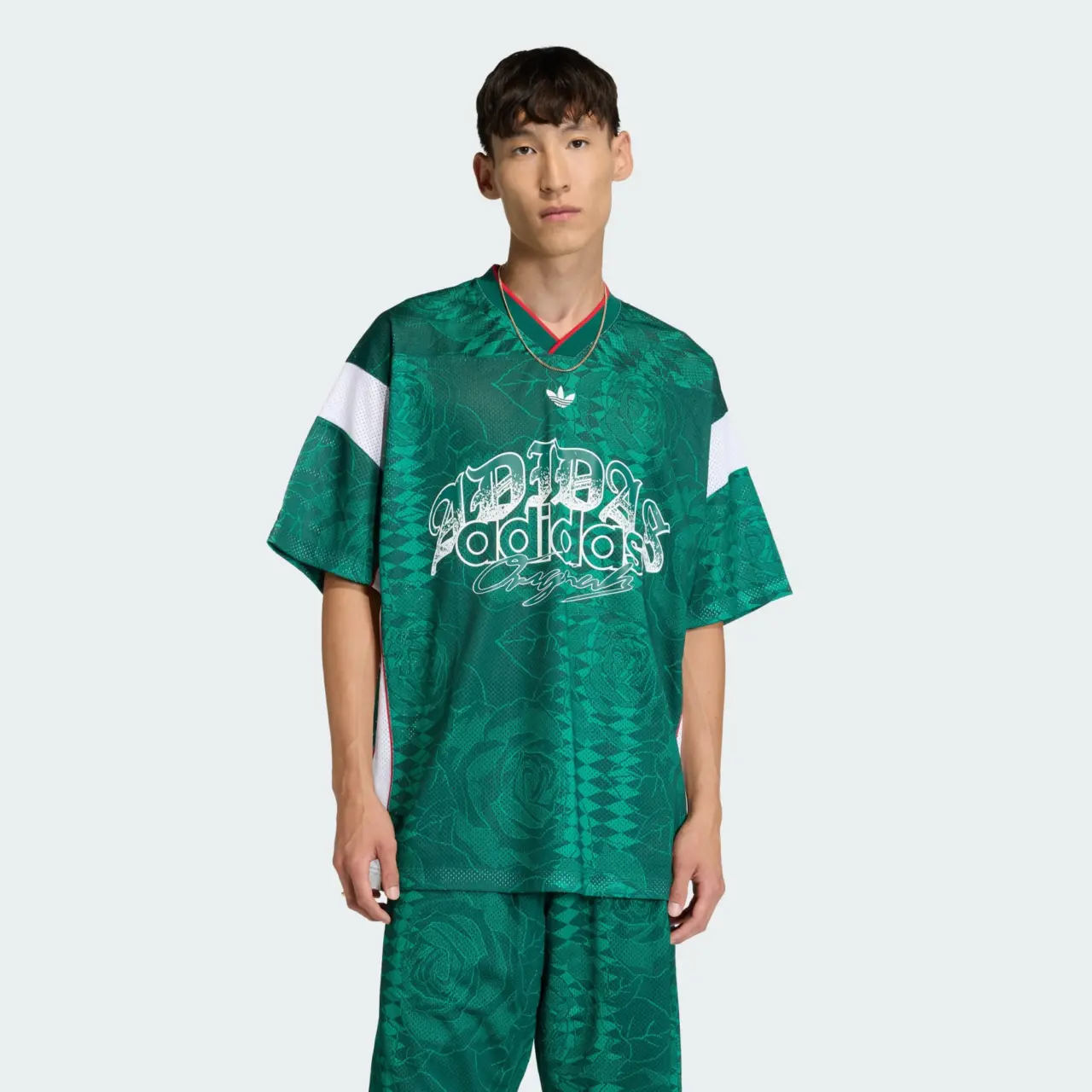 Alternative view of Áo Adidas Rose Jersey ‘Collegiate Green’ KE0087