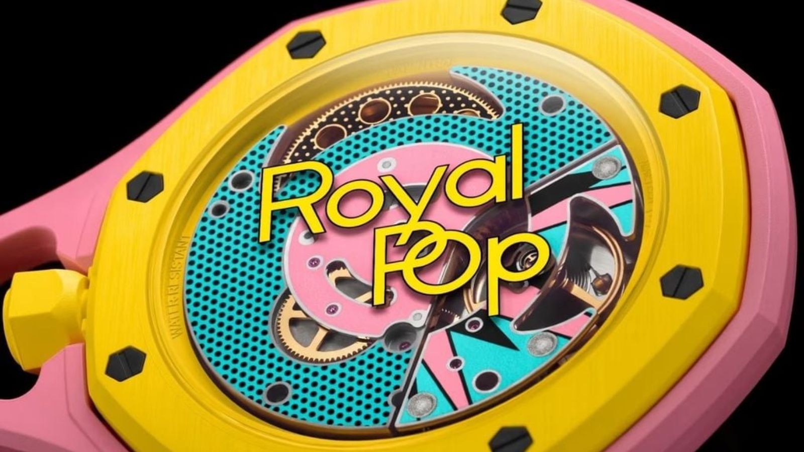 Hinh anh 6: Dong ho Audemars Piguet x Swatch Royal Pop voi thiet ke mau sac