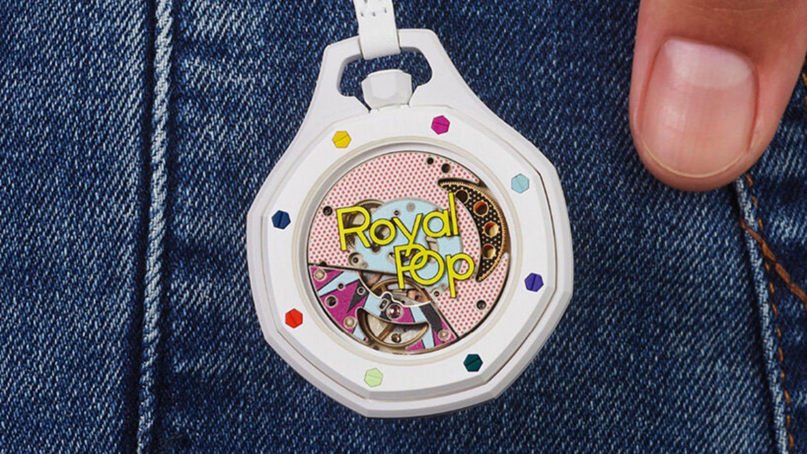 Hinh anh 7: Dong ho Audemars Piguet x Swatch Royal Pop voi thiet ke mau sac