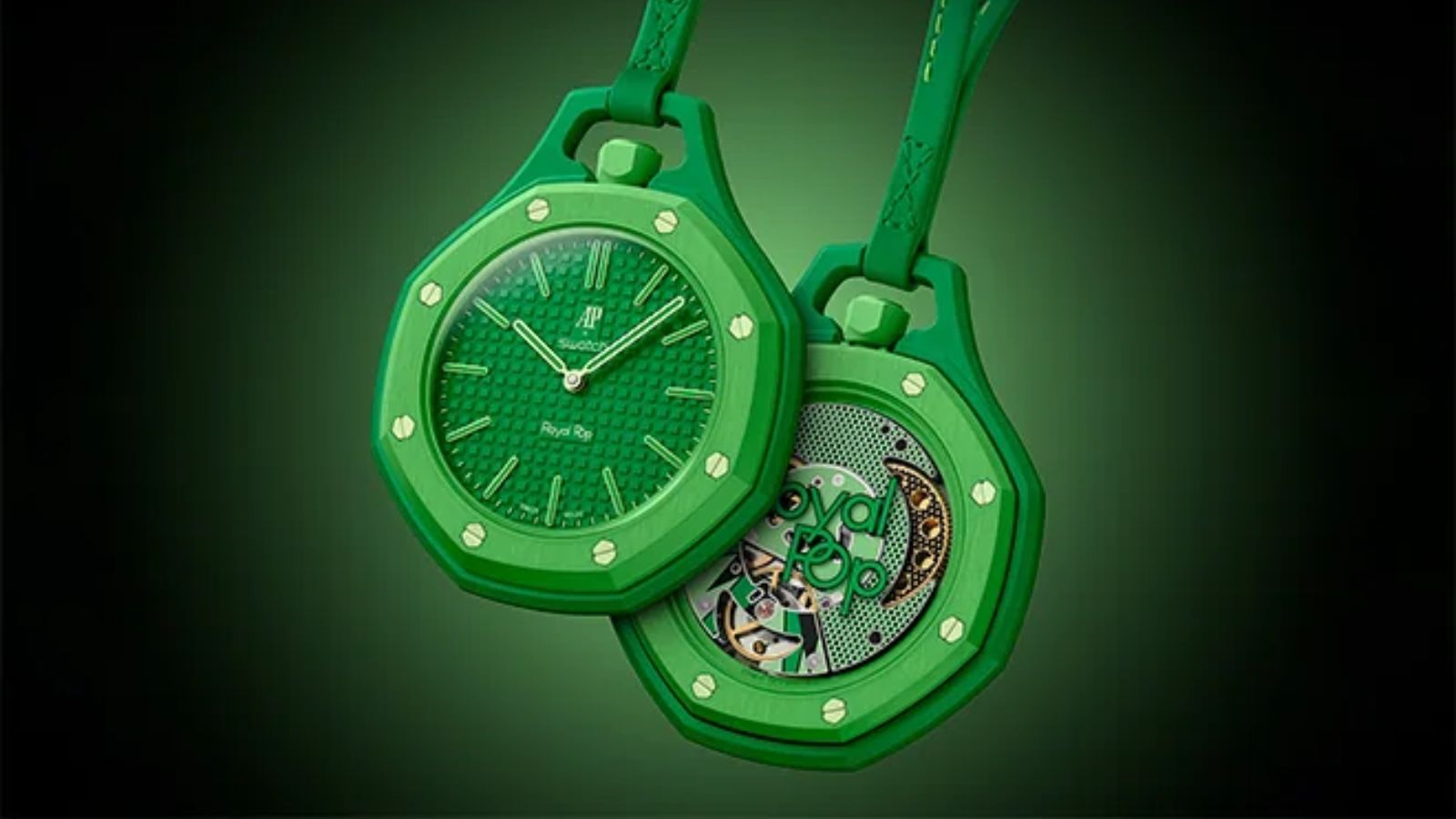 Hinh anh 5: Dong ho Audemars Piguet x Swatch Royal Pop voi thiet ke mau sac