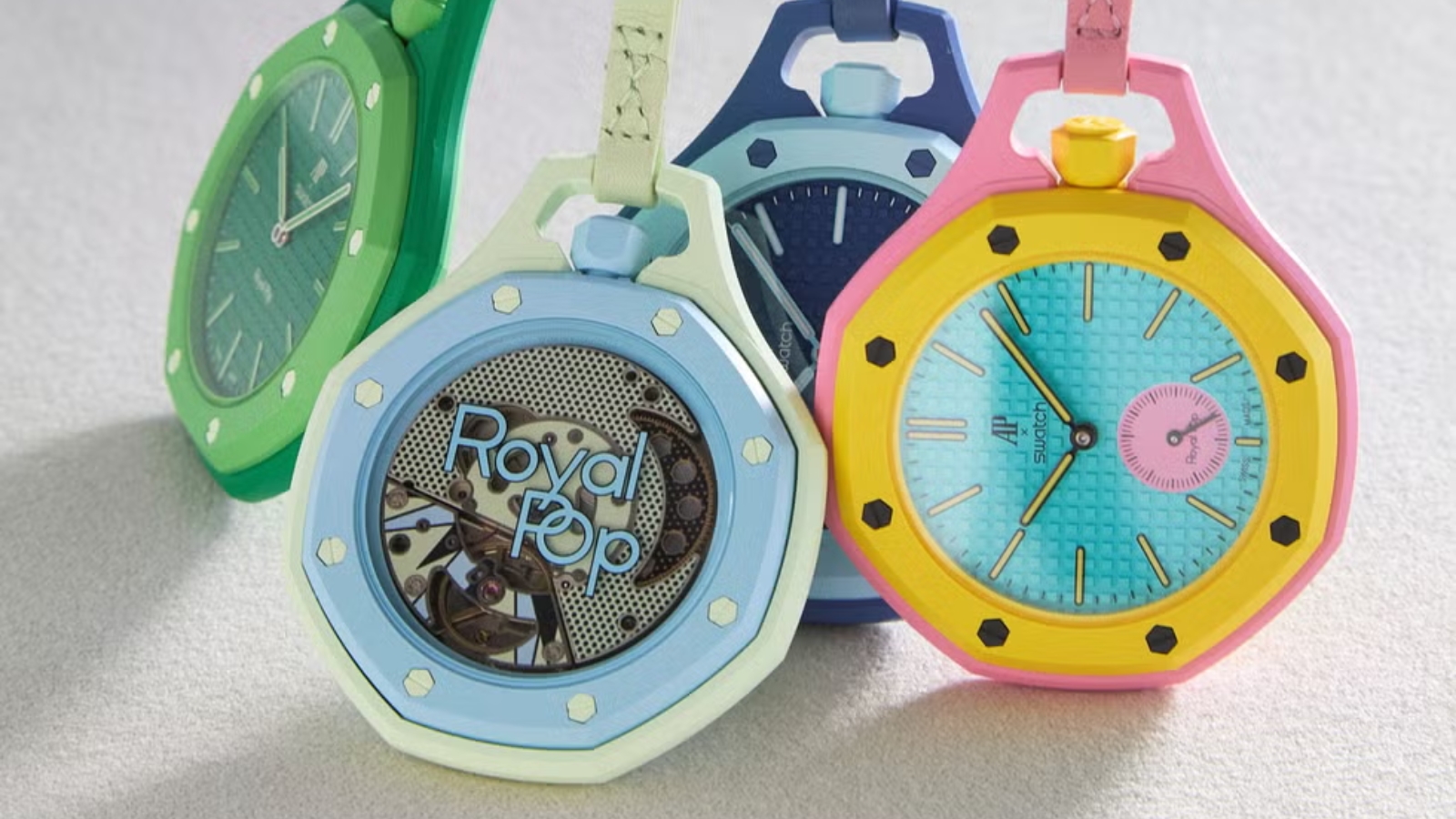 Hinh anh 2: Bo suu tap dong ho Audemars Piguet x Swatch Royal Pop