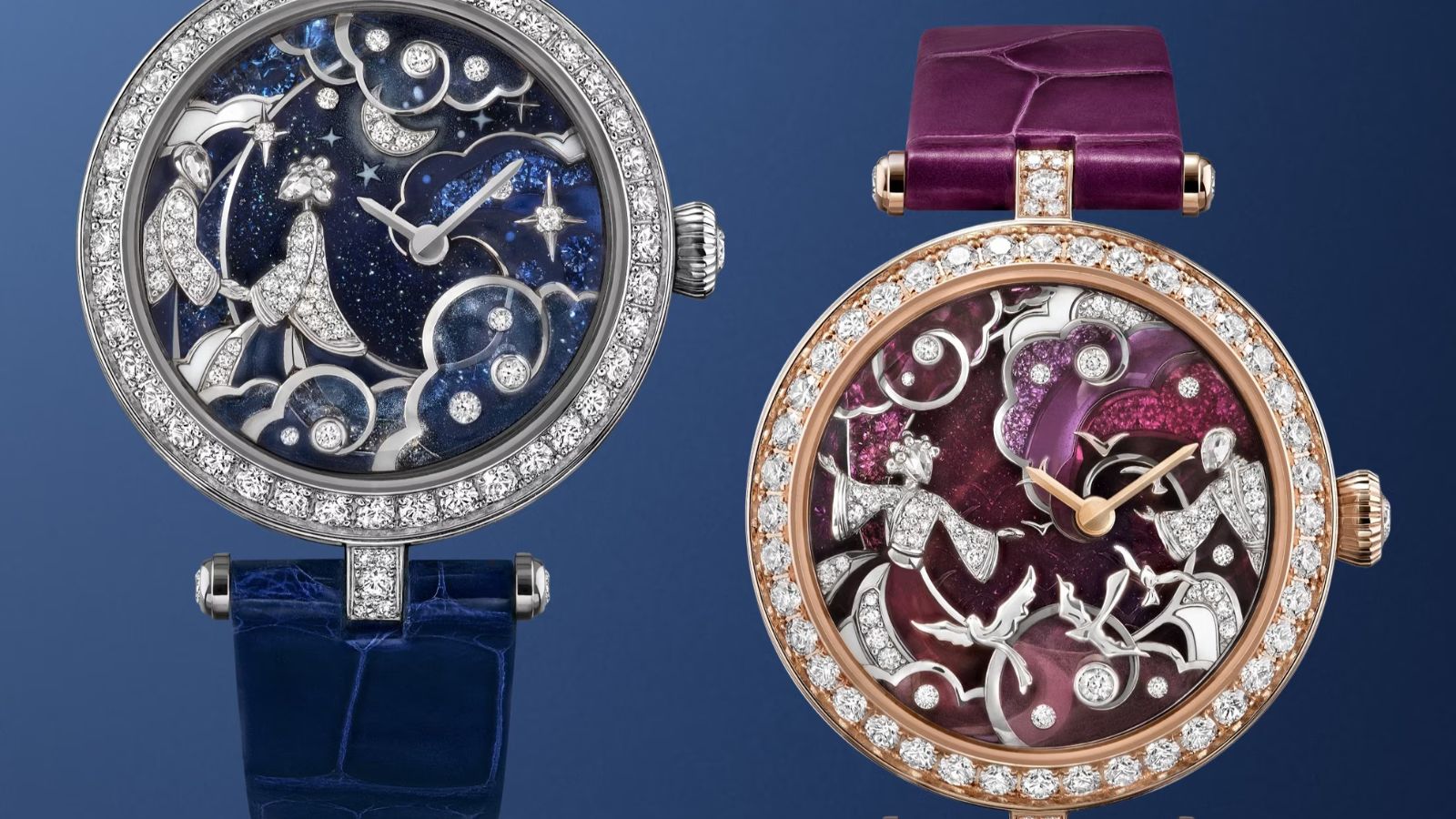 Hinh anh 5: Mau dong ho Poetry of the Heavens tu Van Cleef & Arpels, lay cam hung tu bau troi.