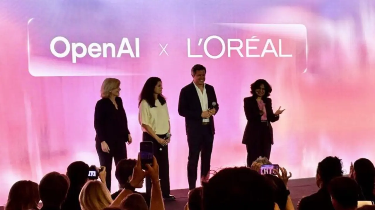 Hinh anh 1: L’Oreal va OpenAI hop tac tai VivaTech 2026, mang AI vao nganh lam dep