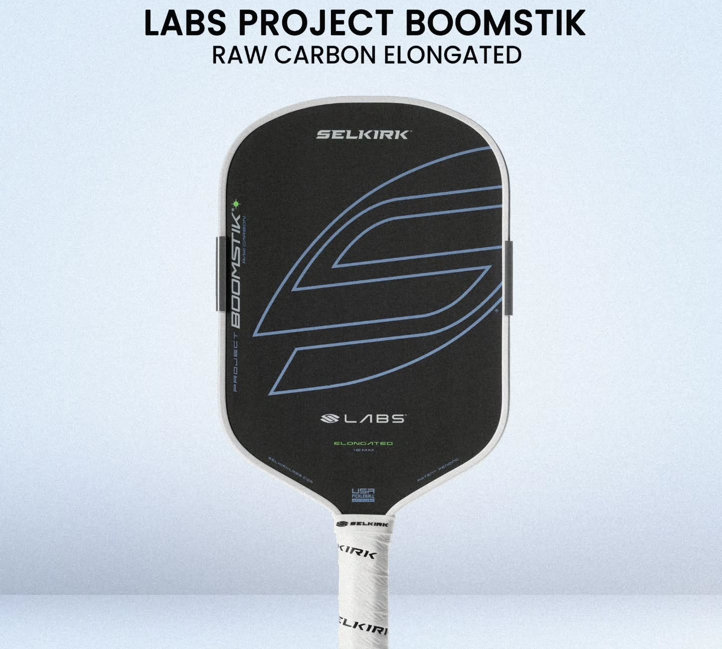 Alternative view of Vợt Pickleball Selkirk Labs Boomstik Summit Asia Raw Carbon