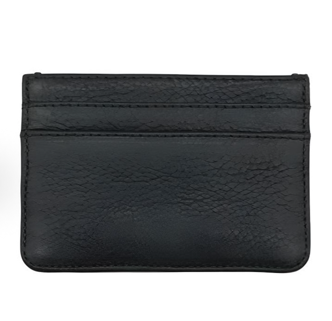 Alternative view of Ví Chrome Hearts Leather Card Holder ‘Black’ CH-2270119