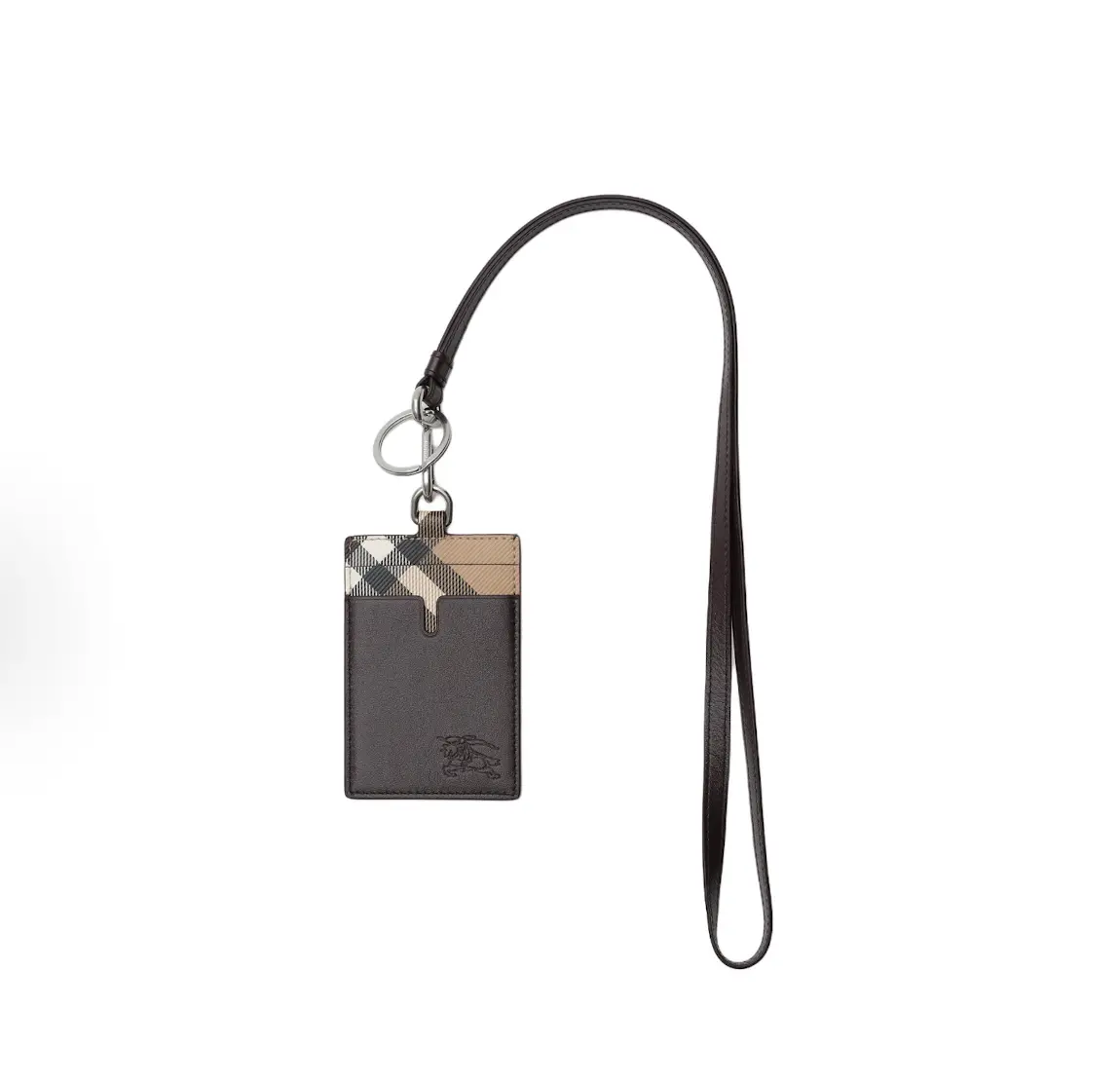 Alternative view of Ví Burberry Pop Check Lanyard ‘Brown’ 81197811
