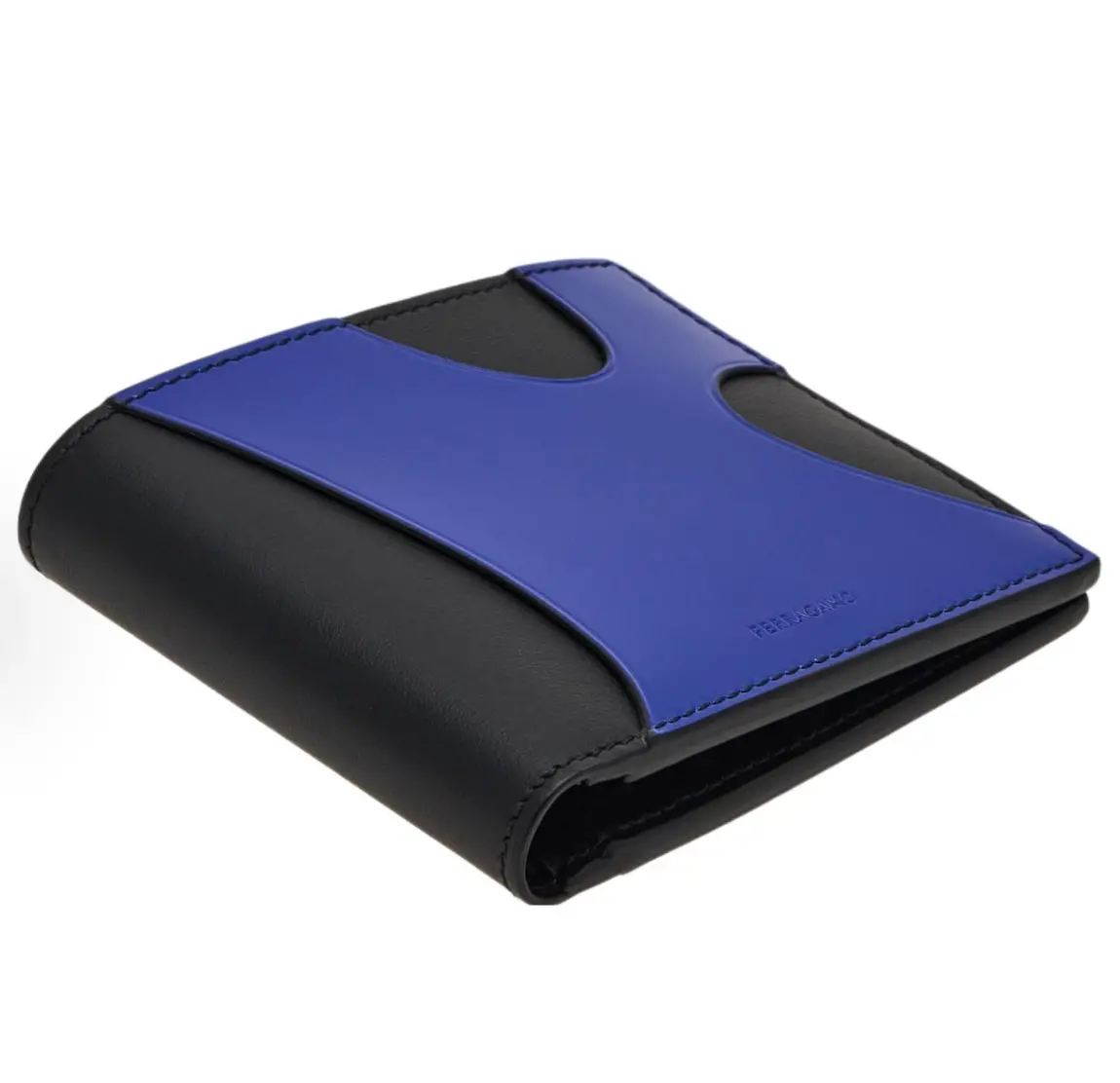Alternative view of Ví Salvatore Ferragamo Leather Wallet ‘Blue’ 661272-765952