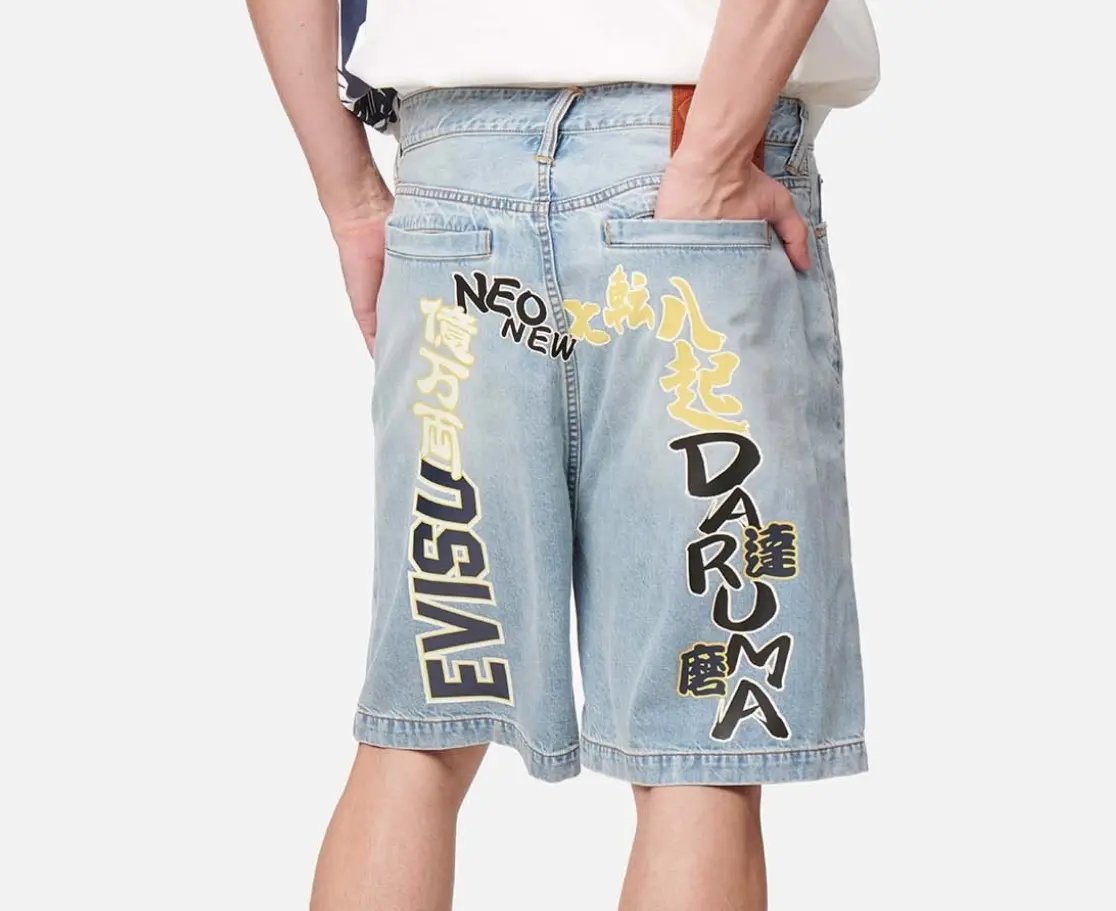 Alternative view of Quần Evisu Daicock Print Denim ‘Indigo’ 2ESHTM2DS206FFCT