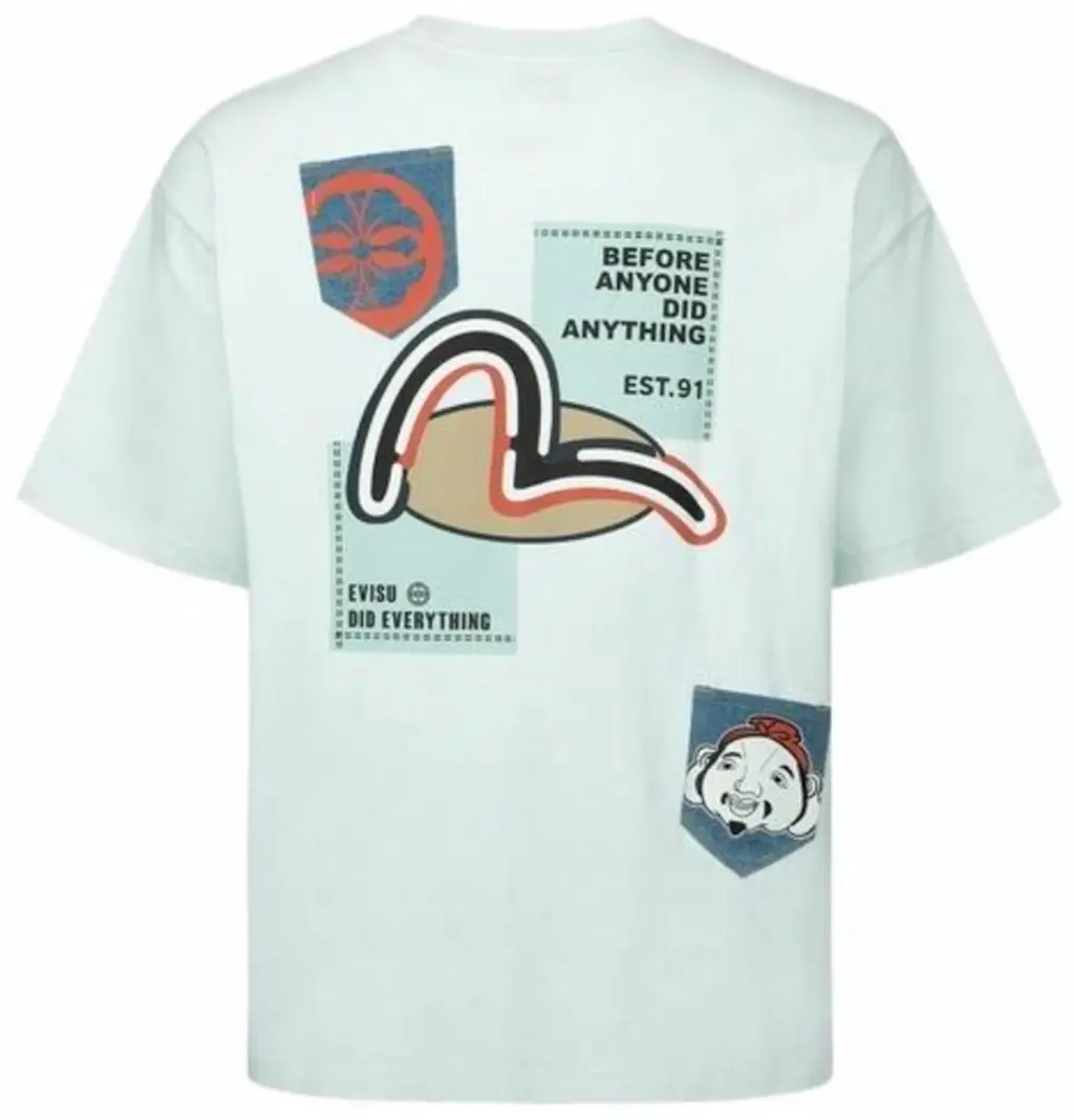 Áo Evisu Print T-shirt ‘Green’ 2ESHTM3TS547LFCT