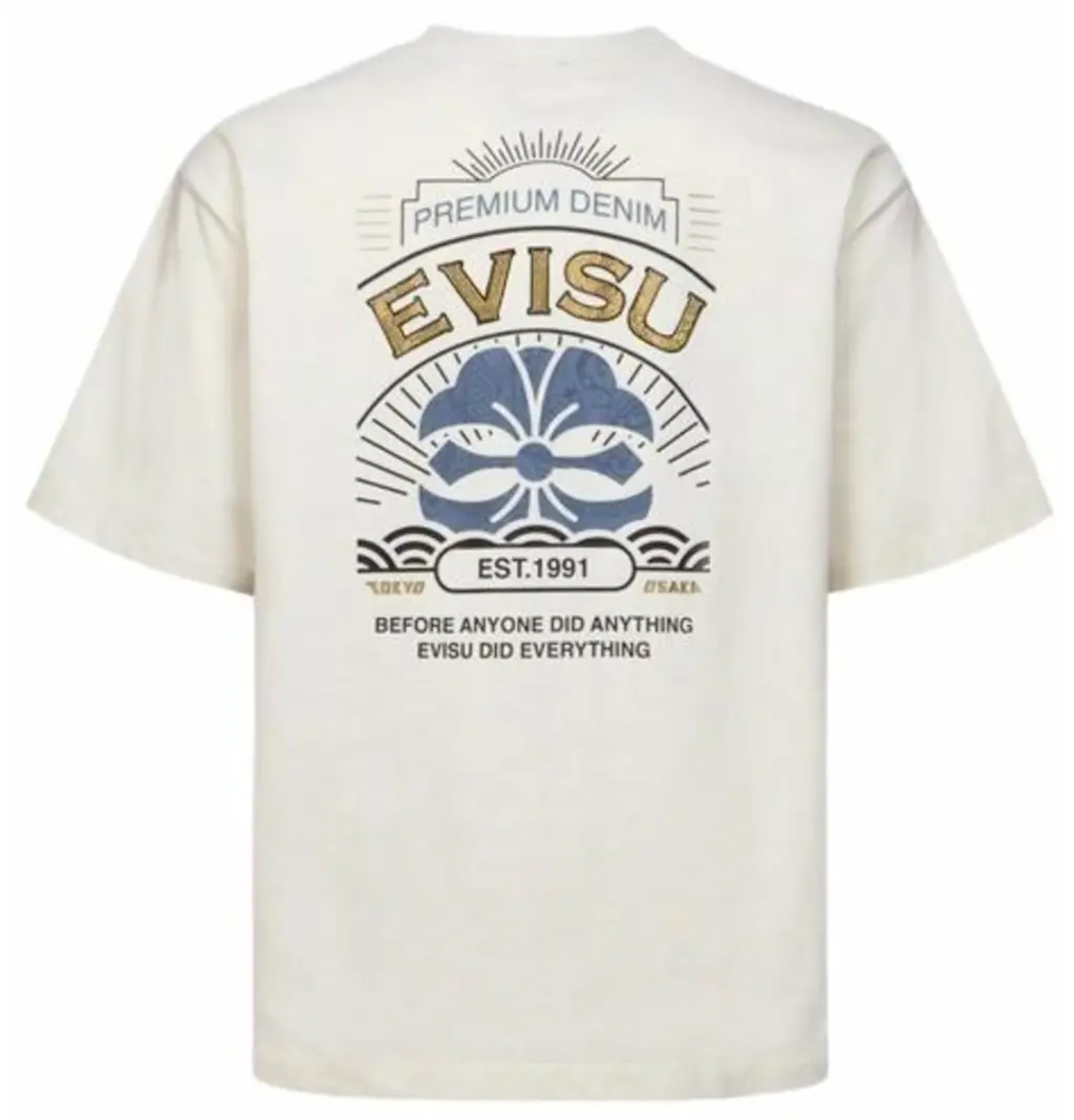 Áo Evisu Print T-shirt ‘White’ 2ESHTM4TS7079RXCT