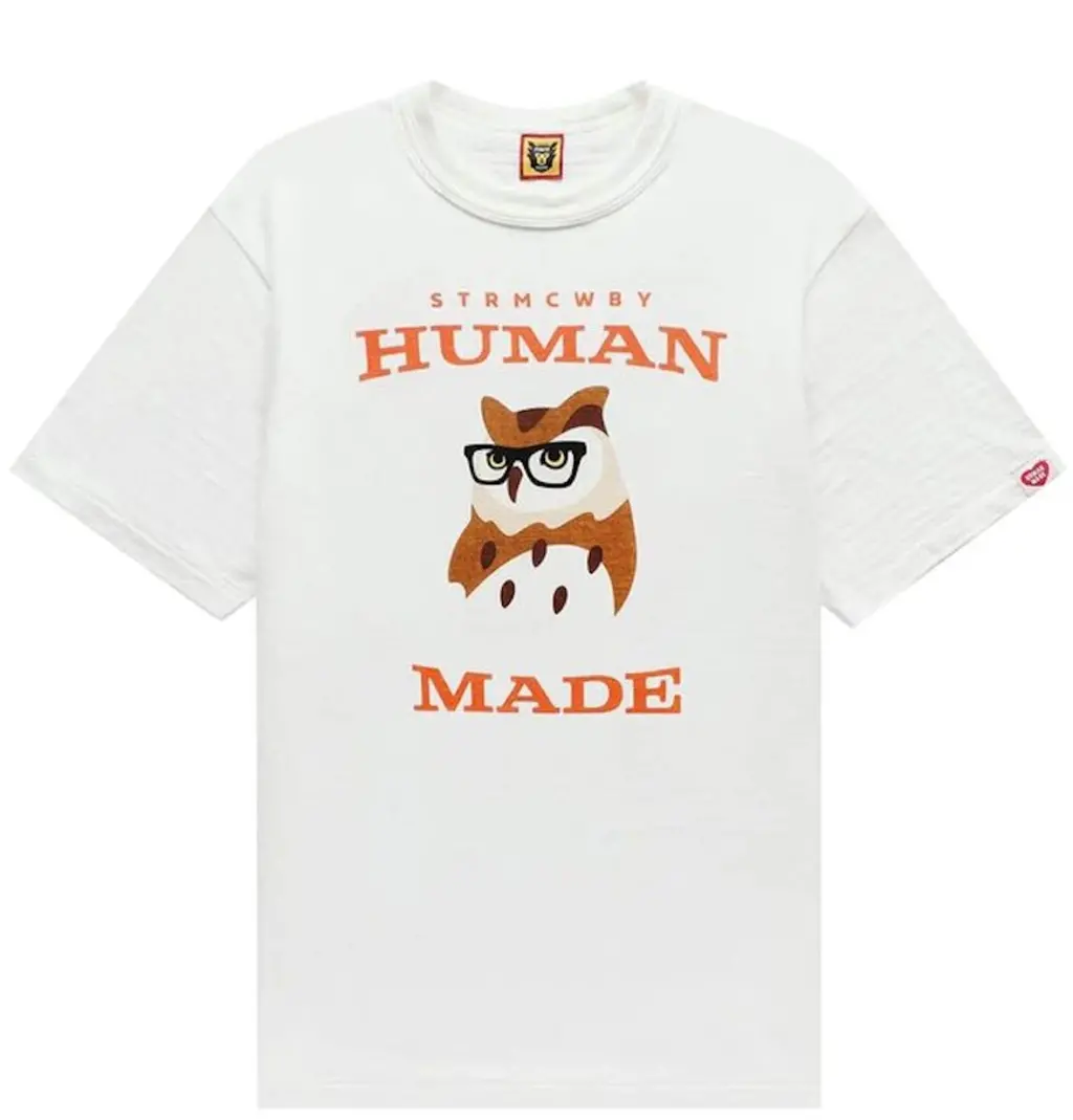 Áo Human Made Graphic T-Shirt 'White' HM25TE008