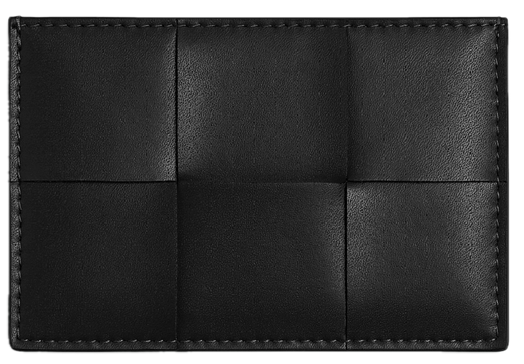 Ví Bottega Veneta Cassette Credit Card ‘Black’ 748052VBWD38803