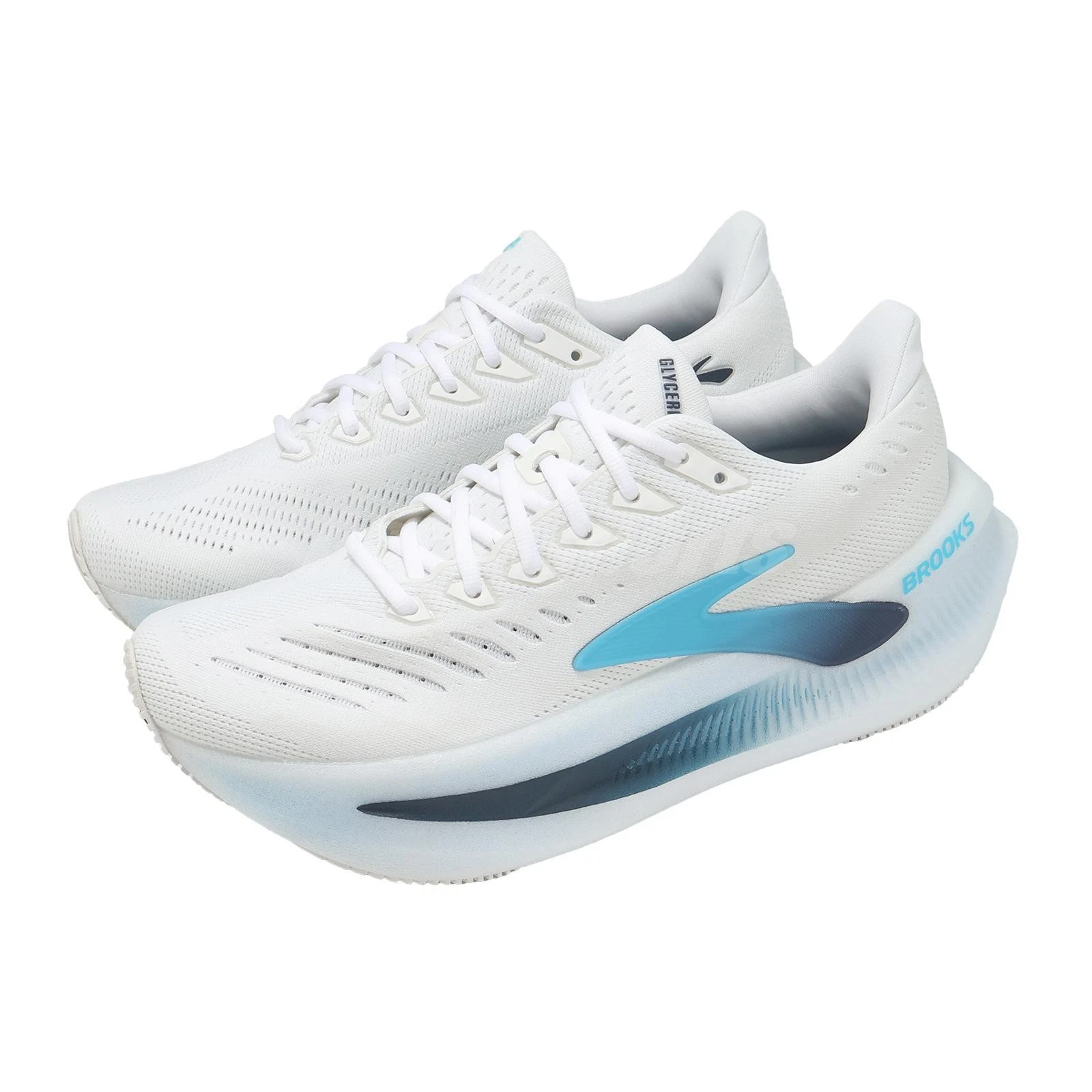 Alternative view of Giày Brooks Glycerin Max 2 ‘White Blue’ 110479-1D-186