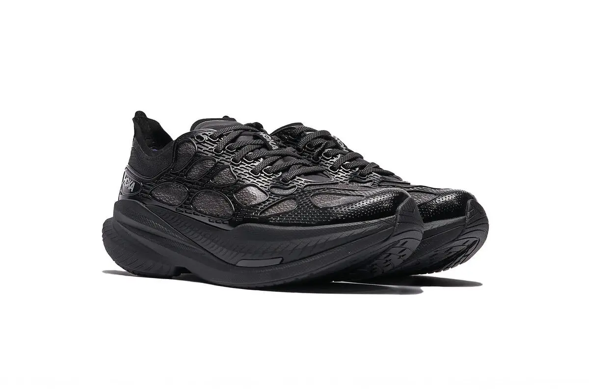 Alternative view of Giày Hoka One One Mach X Caged 'Black' 1168932-BMD